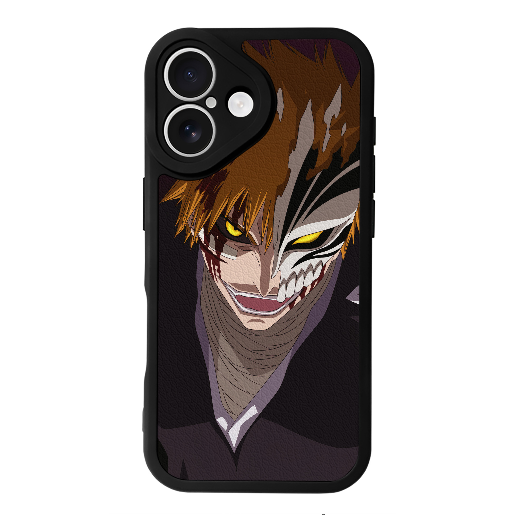 （画像用） ブリーチ BLEACH 【iPhone 16シリーズ対応】シリコンスマホケース（レザー調） 材質：シリコン